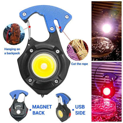 ProLightGear™ Multifunctional Mini Keychain Work Light with Strong Magnetism
