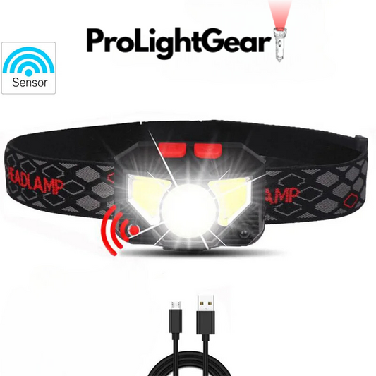 ProLightGear™ XPG+COB Head Flashlight Waterproof Head Torch