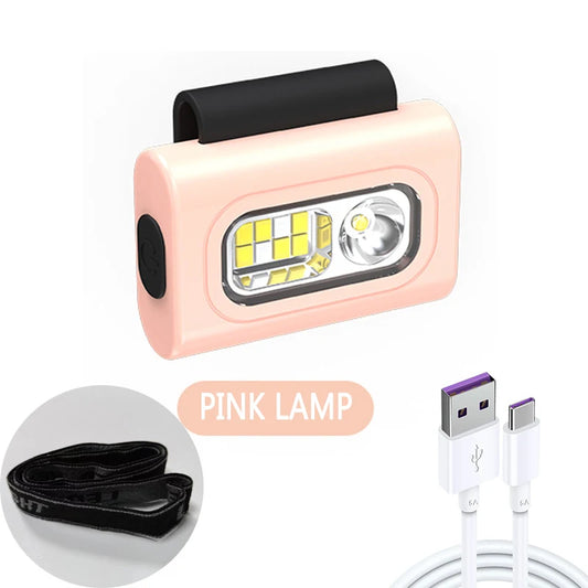 ProLightGear™ Mini Headlamp 6 lighting modes Lamp Portable Clip-On Lamp Cob Work Light