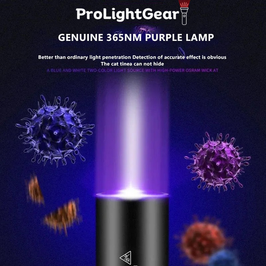 ProLightGear™ USB Rechargeable 365nm Ultraviolet Flashlight