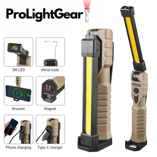 ProLightGear™ Folding Work Lamp Strong Magnet Car Service Lamp
